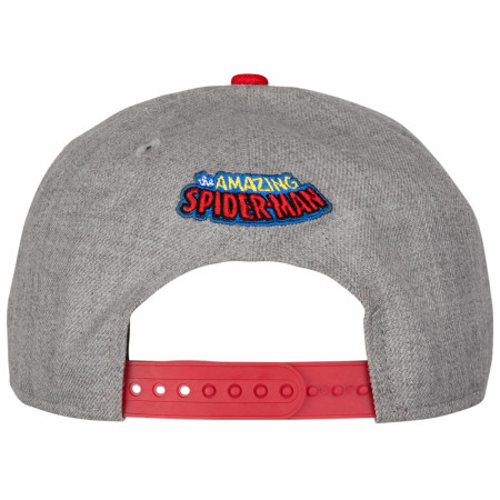 Spider-Man Symbol Heathered New Era 9Fifty Adjustable Hat